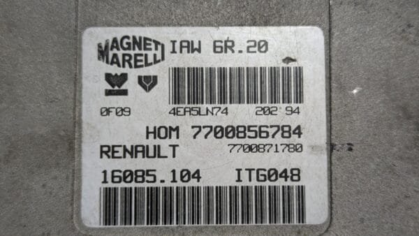 Centralina motore Renault Twingo IAW6R.20 7700856784 - immagine 3