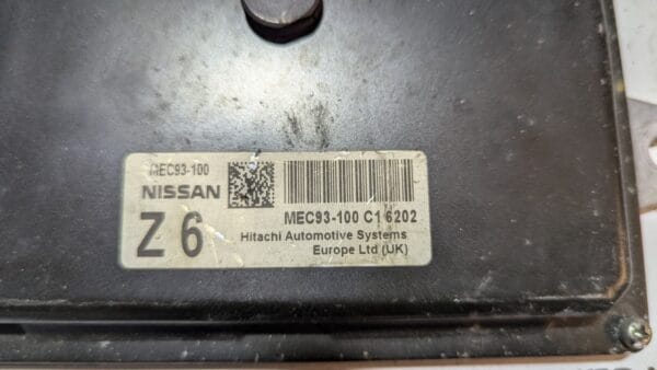 Centralina Motore Nissan MEC93-100 C1 6202 - immagine 2