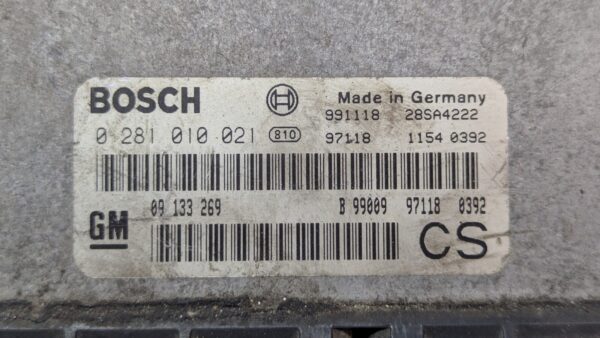 Centralina Motore Opel Zafira 0281010021 09133269 CS - immagine 3