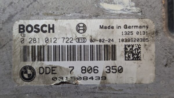 Centralina Motore Mini R56 0281012722 DDE7806350 - immagine 3