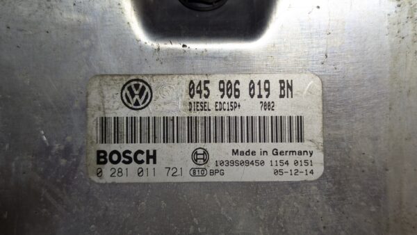 Centralina Motore Volkswagen Fox 1.4 tdi 045906019BN 0281011721 EDC15P+ - immagine 3