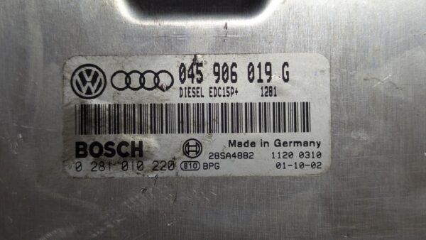 Centralina Motore Audi A2 1.4 Tdi 045906019G 0281010220 EDC15P+ - immagine 3