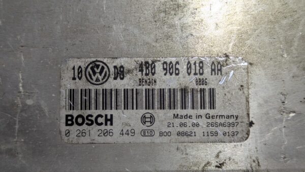 Centralina Motore Volkswagen Passat B5 1.8 4B0906018AA 0261206449 - immagine 3