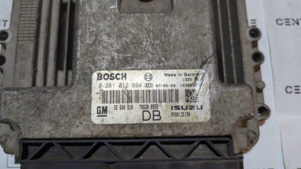 Centralina Motore Opel 0281012694 55560810 DB - immagine 2