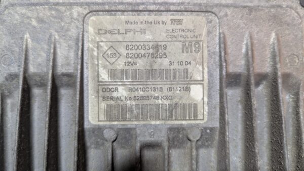 Centralina Motore Renault 8200334419 8200478295 R0410C131B - immagine 2
