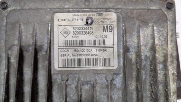 Centralina Motore Nissan 8200334419 8200326498 R0410C100A - immagine 2