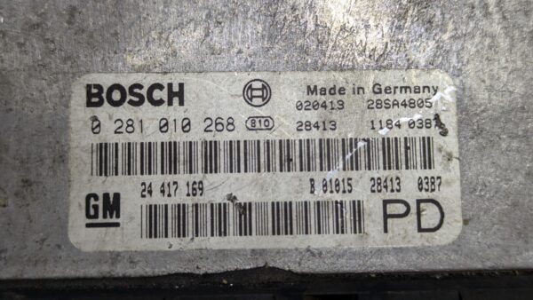Centralina Motore Opel Zafira 0281010268 24417269 - immagine 3