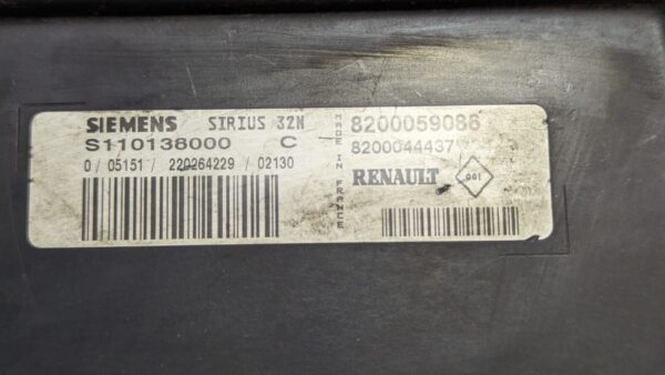 Centralina Motore Renault S110138000C SIRIUS 32N 8200059086 8200044437 - immagine 3