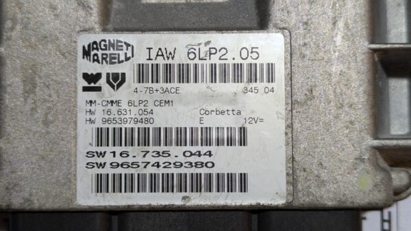 Centralina Motore Citroen C4 IAW 6L92.05 HW9653979480 SW9657429380 - immagine 3