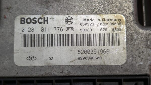 Centralina Motore Renault Scenic 1.9 dci 0281011776 8200391966 8200386508 - immagine 3