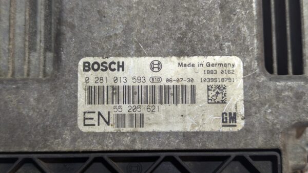 Centralina Motore Opel Zafira 0281013593 55205621 - immagine 3
