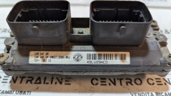 Centralina Motore Fiat Lancia IAW 5AF.SM HW607 55193434 - immagine 2