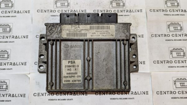 Centralina Motore Citroen Xsara Picasso 9650132980 9644674580 21584181-9
