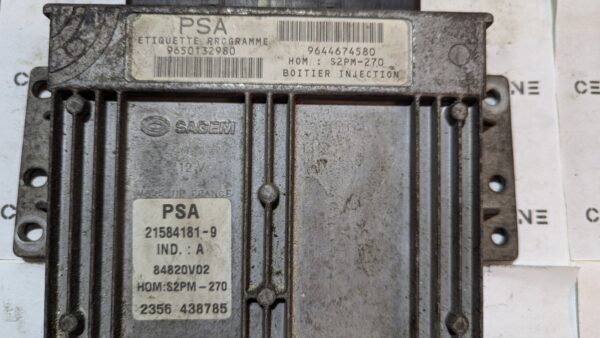 Centralina Motore Citroen Xsara Picasso 9650132980 9644674580 21584181-9 - immagine 2