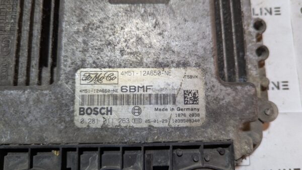 Centralina Motore Ford Focus C-Max 4M51-12A650-NE 6BMF 0281011263 - immagine 2