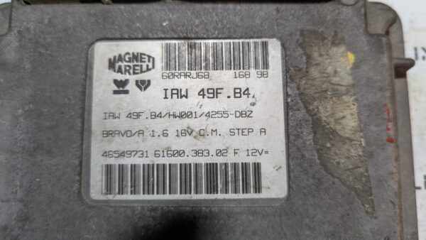 Centralina Motore Fiat Bravo 1.6 16v IAW 49F.B4 HW001 46549731 - immagine 2