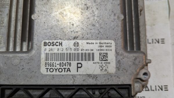 Centralina Motore Toyota Yaris 0281012515 89661-0D470 P - immagine 2