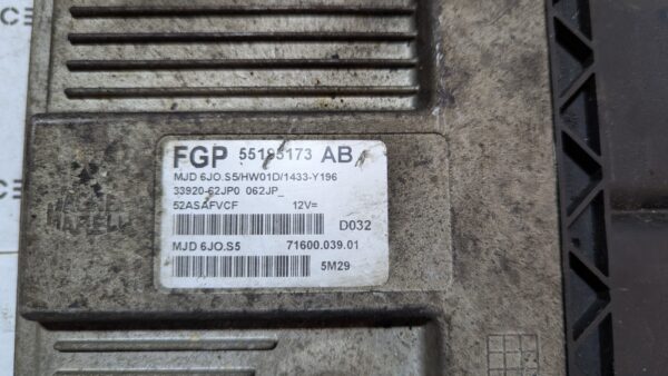 Centralina motore Suzuki Swift 55195173AB MJD6J0.S5 HW01D - immagine 2