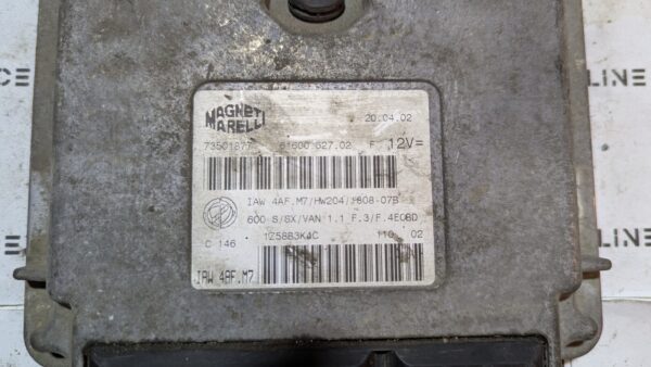 Centralina motore Fiat Seicento 1.1 IAW 4AF.M7 73501877 HW204 - Image 2