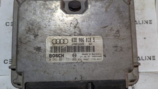 Centralina motore Audi A4 1.9TDI 038906018S 0281001721 - immagine 2