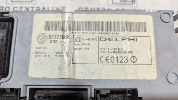 Centralina Body Computer Fiat Doblo 51771608 - immagine 2