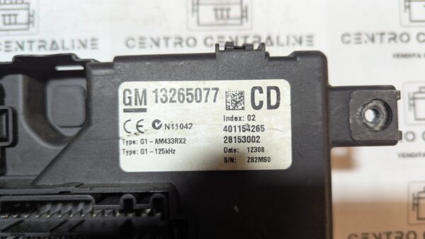 Centralina Body Computer Opel Corsa D 13265077 401154265 28153002 - immagine 2