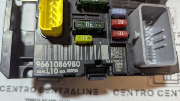 Modulo BSM Citroen Peugeot BSM L10 9661086980 - immagine 2
