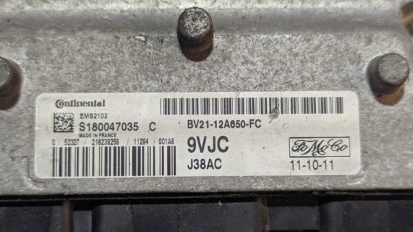 Centralina Motore Ford S180047035C BV21-12A650-FC 9VJC J38AC - immagine 3