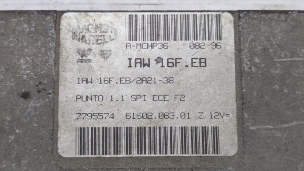 Centralina Motore Fiat Punto IAW 16F.EB 7795574 - immagine 3