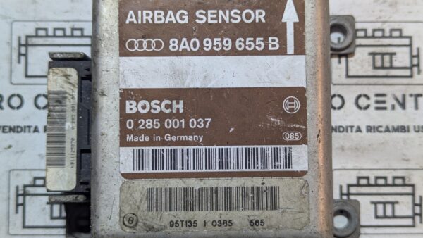 Centralina comando airbag Audi A4 8A0959655B 0285001037 - immagine 3