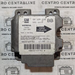 Centralina comando airbag Opel Corsa 5WK42924 09229038BB