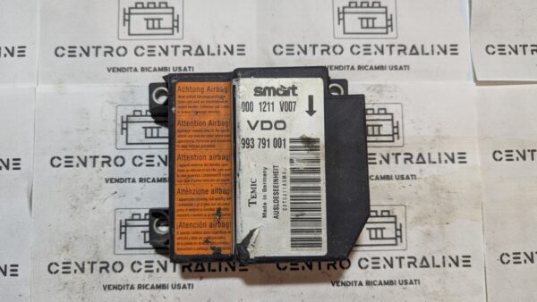 Centralina comando airbag Smart Fortwo 450 2002 0001211V007 993791001
