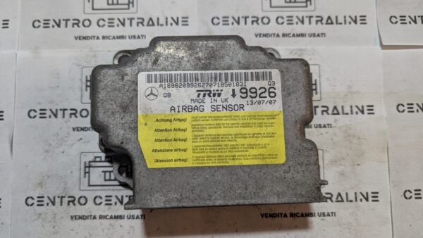 Centralina comando airbag Mercedes Classe A W169 A160 A1698209926 9926