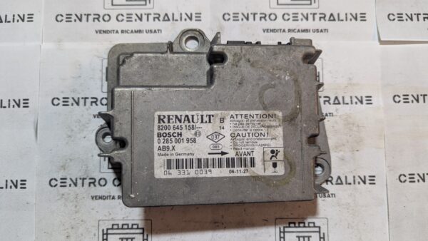 Centralina comando airbag Renault Clio 3 8200645158 0285001958