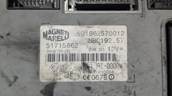 Centralina Body Computer Fiat Stilo 51715862 501862570012 - immagine 3