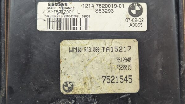 Centralina Motore Mini S118012001L 12147520019-01 S83293 - immagine 3